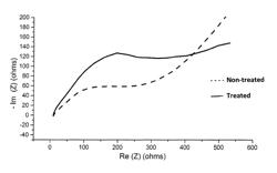 Electrochemical devices with current collector having an increased resistance to corrosion