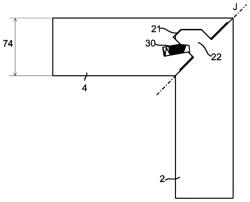 Panels comprising a mechanical locking device and an assembled product comprising the panels