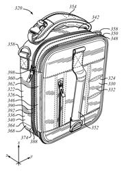 Insulated container assembly with thermal storage accommodation