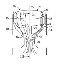 Valve device for throttling a pressure medium flow, and damping device for damping pressure pulsations