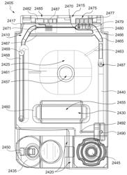 CARTRIDGE DEVICE WITH BYPASS CHANNEL FOR MITIGATING DRIFT OF FLUID SAMPLES