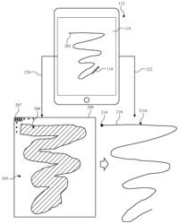 ELECTRONIC DRAWING WITH HANDWRITING RECOGNITION