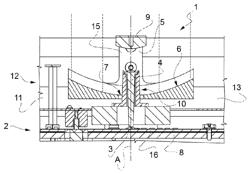 Lighting device and scenographic projector comprising a plurality of such lighting devices