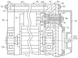 Cooling structure integrated with electric motor and controller