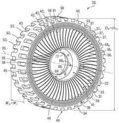 WHEEL COMPRISING A NON-PNEUMATIC TIRE