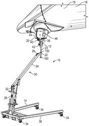 APPARATUS FOR SUPPORTING AN OBJECT ADJACENT TO AN AIRCRAFT