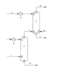 Method and apparatus for treating offgases in a acetic acid production unit