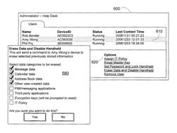 Selectively wiping a remote device