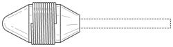 Electrode for discharge lamp