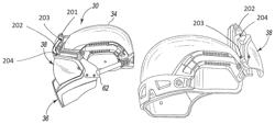 Ballistic and impact protective system for military helmet assembly