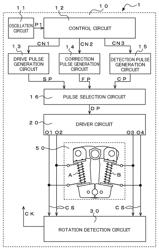 Drive circuit for two-coil step motor, two-coil step motor, and electronic watch using these