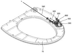 Unpowered and automatically flushing toilet seat, for water tank, having detachable and waterproof functions