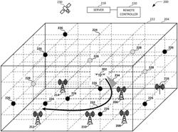 Methods and apparatus for predicting favored wireless service areas for drones