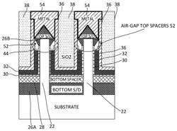 Vertical transport field-effect transistor including air-gap top spacer