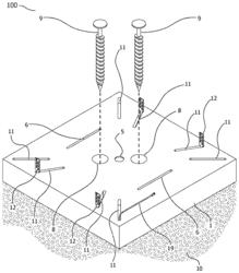 Mounting pad and method for deterring theft and securing air conditioning units against high winds