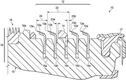 Razor cartridge with non-cutting element