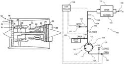 Fuel system with vacuum generator to purge fuel from fuel nozzles