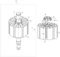 Magnet retainer for use in an electric motor