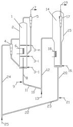 FAST FLUIDIZED-BED REACTOR, DEVICE, AND METHOD USING OXYGEN-CONTAINING COMPOUND FOR MANUFACTURING PROPENE OR C4 HYDROCARBON