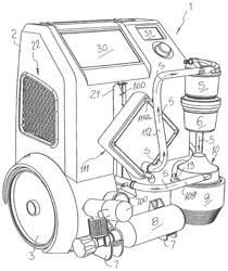 Portable medical apparatus for cardiopulmonary aid to patients