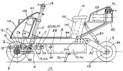 Safe three-wheeled tilting vehicles' frame and steering with two front wheels