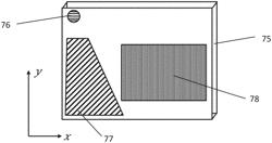 Diffractive display, lightguide element and projector therefor, and method for displaying image