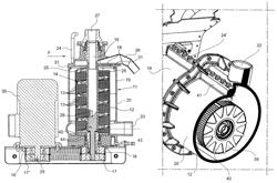 Separator for separating chopped food waste material