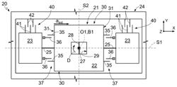 Accelerometric sensor in MEMS technology having high accuracy and low sensitivity to temperature and ageing