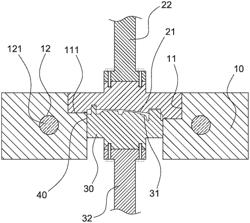 Forging device for molten metal