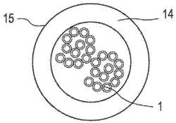 ROUND AND SMALL DIAMETER OPTICAL CABLES WITH A RIBBON-LIKE OPTICAL FIBER STRUCTURE