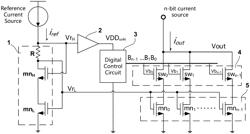 Multi-bit digitally controlled accurate current source circuit