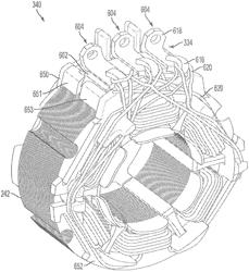 STATOR ASSEMBLY FOR A BRUSHLESS MOTOR IN A POWER TOOL