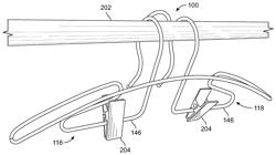 Multi-hook hangers for steaming fabrics