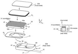 Dental intraoral radiological image sensor