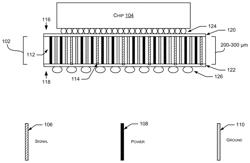 Vertical capacitors for microelectronics