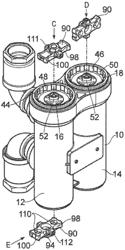 Magnetic filter for a central heating system