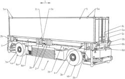 Transport vehicle for containers