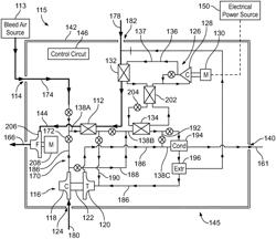 Vehicle air conditioning pack with air cycle assembly