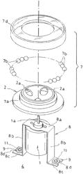 Support structure for rotation driving system having ball balancer