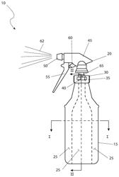 Multi-chamber spray bottle