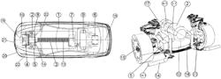 Front-engine extended range electric passenger vehicle