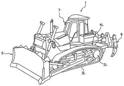 Work vehicle, monitoring system for work vehicle, and tracked work vehicle