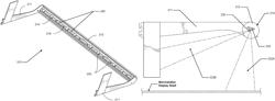 LED lighting assembly and method of lighting for a merchandise display