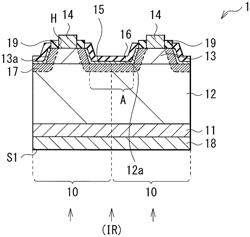 Light receiving device, method of manufacturing light receiving device, imaging device, and electronic apparatus