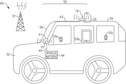 Radio frequency signal boosters for vehicles