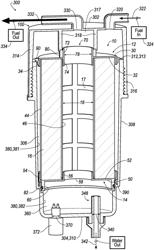 Coalescing filter element