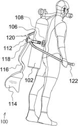 Scuba propulsion apparatus having an oscillating fin