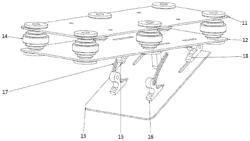 Camera mounting apparatus for airborne oblique photogrammetric system