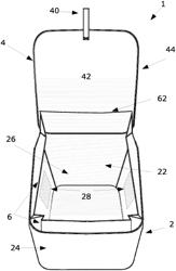 Device and system for insulating items during delivery by a mobile robot