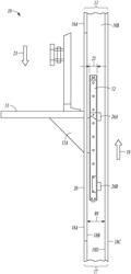 Height adjustable device with concealed lift mechanism